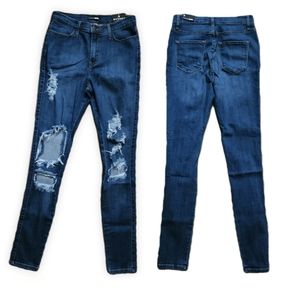 Fashion Nova Blue Beach Bum Jeans